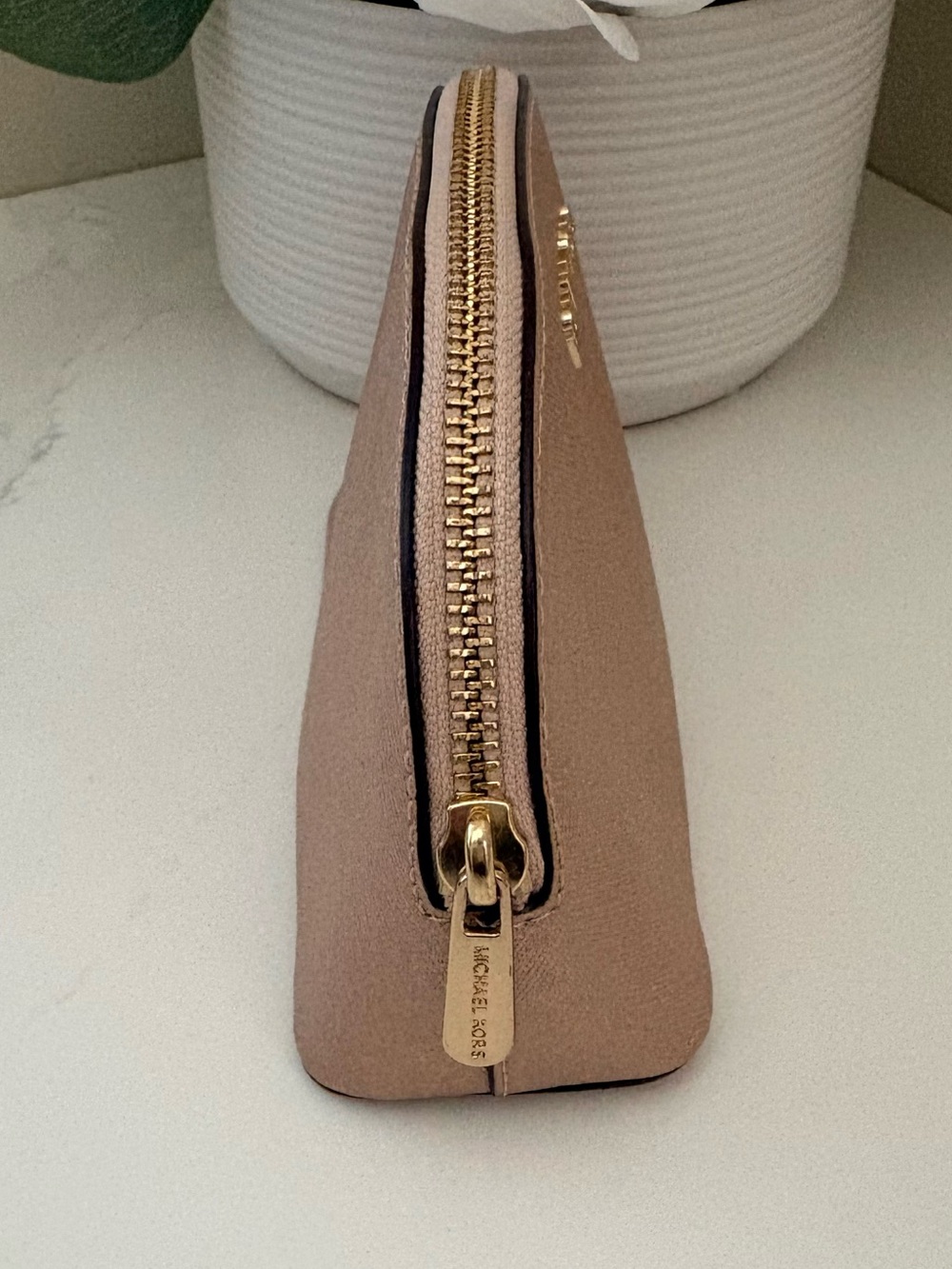 Michael Kors Leather Alex Cosmetic Bag - Picture 4 of 8